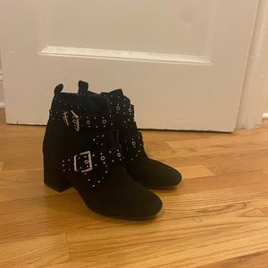 Rebecca Minkoff Size 8.5 Black Suede Boots